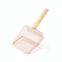 Double Sieve Wire Mesh Litter Scoop Sifting Metal Wire Litter Shovel Easy to Pet Cleaning Tool Sturdy