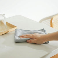 Striped Microfibre Cloth and Cleaning Cloths, 10 Pack 40x40 cm Microfibre Cloth, High Absorbency for Glass, Mirrors and Car Detailing