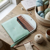 Versatile Interchangeable Circular Knitting Premium Knitting Set with Case Portable Compact for Knitters