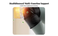Electric Heated Knee Wrap Oscillation Massage Vibrating Knee Wrap Adjustable Straps Joint for Seniors, Athletes, Relaxing, While Commuting