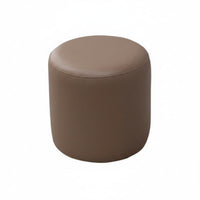 Faux Leather Surface Upholstered Pouffe Padded Seat Upholstered Footrest Multifunctional Low Stool Multi-Purpose for Children, Families, Homeowners, Living Room, Entryway, Bedroom, Home fromice
