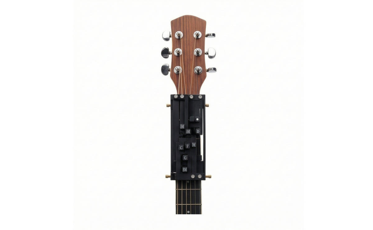 Beginner-Friendly Guitar Chord Assistant with Clamp Adjustable Guitar Chord Guide Lightweight Fretting Assistant Compact for Beginners