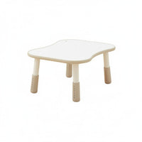Double Seating Adjustable Table and 2 Chairs Set Multi-Functional Figure-EightShaped Table with 2 Sofa Chairs Safe Rounded Corners children's Furniture Easy to Clean for Toddlers, Preschoolers, Parents, Playroom, Nursery, Classroom, Living Room
