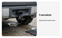 2 Inch Trailer Hitch Cover Dustproof 2 Inch Hitch Cover Weather Resistant Automotive Accessory for Truck Owners