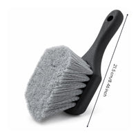 Wheel and Tire Brush Short-Handled Wheel and Tire Cleaning Kit Rim Clean Brush for Auto Detailing