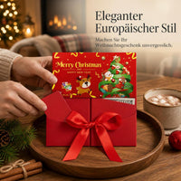 Christmas Santa Claus DIY Foldable Red Envelopes for Money Gift Cards