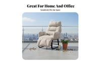 Foldable Design Folding Rest Chair Converts to Bed Adjustable Recliner Chair Breathable Material Single Person Recliner Sofa High-Density Foam Filling for Not on Ice Workers, Students, Balcony, Bedroom, Living Room, Small Areas