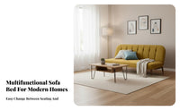 Multi-Functional Single Sofa Bed Nordic design transformable Armchair Bed Foldable Design Sleeper Chair Space-Saving for Apartment Dwellers, Students, Homeowners, Small Spaces, Living Room, Bedroom, Home Office
