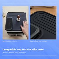 Silicone Top Mat Non Slip Counter Protector Heat Resistant Easy to Clean for Homeowners, Office Staff, Countertop, Break Room