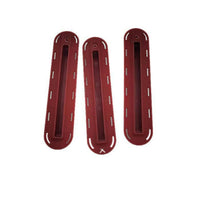 3 Pieces Plastic Fin Box with Screws Recessed Surfboard Fin Box Replacement Hardware Compatible for Surfers, Shapers, Workshop
