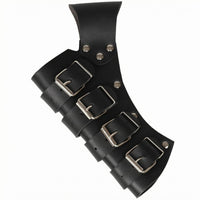 Metal Buckles PU Leather Blade Scabbard Belt Riveted Medieval Cosplay Blade Belt Lightweight Costume Accessory Long-Lasting for Cosplayers