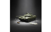 T-72A Tank Model Simulation 1:43 Tank Model Battle Machine Copy for Shelf, Desk