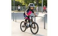 Rechargeable Full Face Bike Helmet Adjustable Full Face Two-Wheeled Vehicle Helmet Ventilated Safeguarding for Children, Young Person, Toddlers, Cycling, Skating