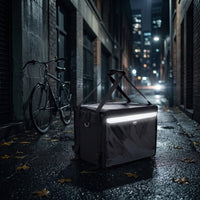 Insulated Food Delivery Backpack Waterproof Insulated Delivery Backpack Thermal Reflective for Couriers, Takeaway Transport