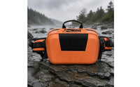 Wearable Hard-Shell Tackle Bag Zippered Waist Tackle Bag Long-Lasting Fishing Fanny Pack Lightweight for Anglers