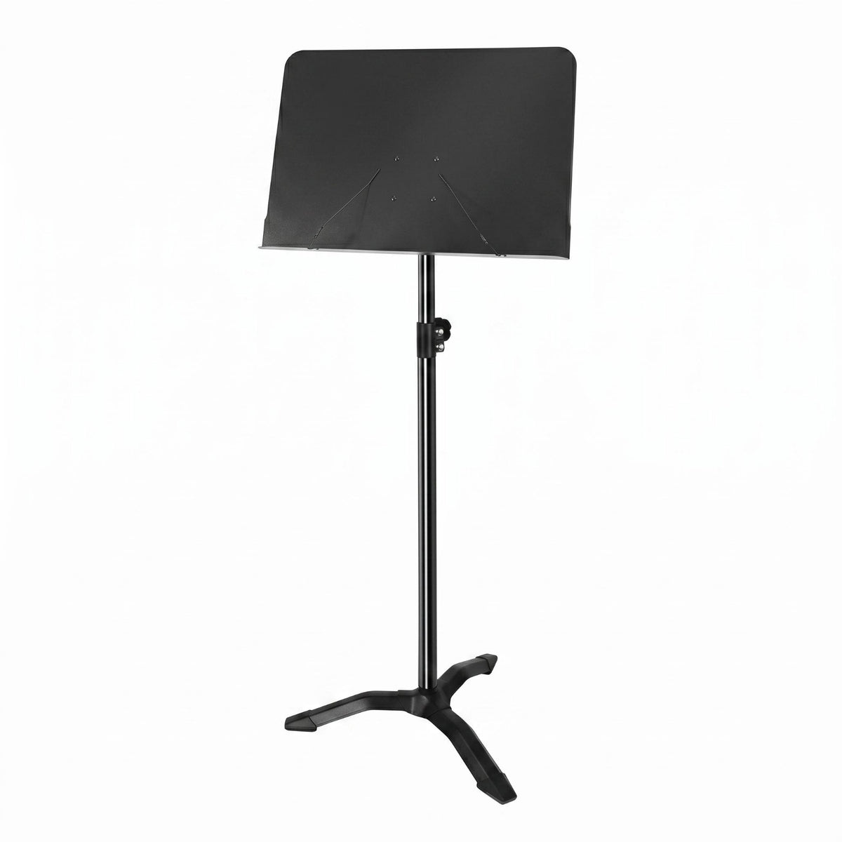 Foldable Music Stand Telescoping Pole Folding Music Stand Anti-Slip Feet