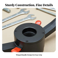 Non-Slip Thread Wheel Alignment Hub Nut Quick Release Hub Nut Long-Lasting Wheel Alignment Hub Nut Lever Nut for Mechanics
