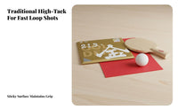 Tacky Racket Sport Pong Rubber High Tackiness Racket Sport Pong Paddle Rubber Sheet Fast Attack Racket Sport Accessory for Competitive Athletes