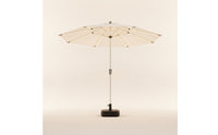 Patio Umbrella with LED Lights Bi-colorColor Outdoor Umbrella with LED Lights Lighted for Homeowners, Cafe Owners, Backyard, Poolside