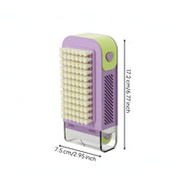 Ventilated Soap Box with Brush Modern Soap Dish with Brush Sturdy Sink Organizer Rinse-Friendly for Shower