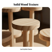 Surprise Box Storage Rack Hardwood Wood Wooden Figure Display Stand Collectible Figure Display Shelf Space Saving for Collectors
