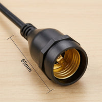 Outdoor Light for DIY Garage Lighting, Heat Resistant E27 Lamp Light Fitting with 2m PVC Cable, Garden Lighting Pendant, Hanging Lights Kit