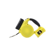 Retractable Dog Leash Nylon Locking Retractable Leash Walking Lead Anti-Slip Grip Pet Gear Built-in Flashlight