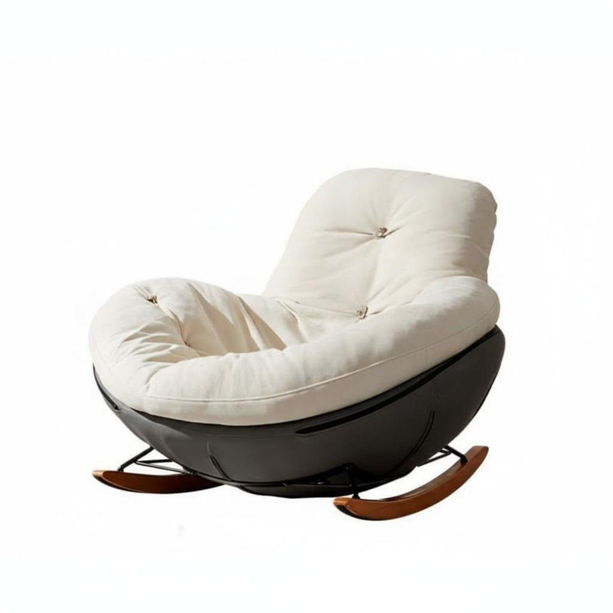 Distinctive Shape Penguin-Shaped rotate chair Modern design Rocking Chair Ergonomic Design Living Room Furniture Thick Padded padding for Adults, Homeowners, Balcony, perusing corner, Bedroom