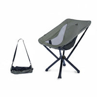 Quick Setup Collapsible Moon Chair No Assembly Required Folding Camp Chair High Weight Capacity Portable Seat Stable Frame for Picnickers, Backpackers, Fishing, Picnics, Backyard, Music Festivals