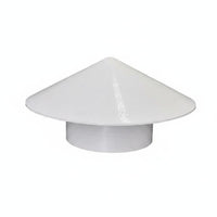 PVC tube Drain Cover Weather-Resistant Protection Ventilation Cap Prevents Blockages Ventilation Cap Cover for Rooftop