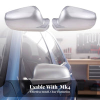 Car Side Mirror Housing Exact Fit Replacement Side Mirror Cover Easy Installation Automotive Exterior Part for Auto Repair