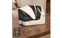 Breathable Pet Bike Seat with Mesh Canopy Travel-Friendly Bike Pet Carrier Long-Lasting Dog Bike Basket Rigid for Commuting