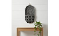 Woven Wood Basket Decorative Wooden Wall Basket Country-Style Home Storage