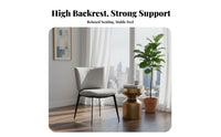 High spinerest Curved spine Armchair signature aesthetic Seating Furniture Soft Upholstery Accent Chair Ergonomic Design for Interior Designers, Business Owners, Dining Room, Restaurant, Showroom, Lounge Area