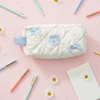 Bowknot Stationery Case Versatile Large Capacity Pencil Case Large Capacity Pen Bag for School