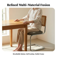 Retro Design Century-Century Modern Dining Chair High Weight Capacity Century Modern Dining Chair Floor Protectors Gentle Rocking Motion for Restaurant Owners, Design Enthusiasts, Interior Designers, Cafe, Living Room, Home Office