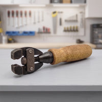 Clamping Tool with Wooden Handle Carbon-Steel Handheld Clamp Clamps for Woodworkers, Crafting, Diy Projects