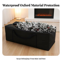 Christmas Tree Storage Bag Waterproof Holiday Decoration Storage Tote Dustproof Shielded Cover for Garage, Attic, Basement