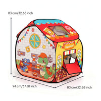 Children's Play Tent Portable Dinosaur Tent Lightweight Fort for Young Children