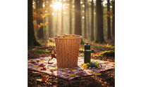 Reinforced Frame Plastic Wicker Pack Basket Adjustable Straps Rattan Design Foraging Basket Ergonomic Design Outdoor Gear Waterproof for Gardeners