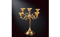 Decorative 5-Arm Candelabra Ornate 5-Arm Candle Holder Elegant Candelabra with Scroll Arms Vintage for Wedding Planners, Home Decorators, Dining Tables, Living Rooms