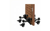 2 Pieces U-Shaped Cradle Door Moving Dolly Adjustable Clamp Door Panel Dolly Swivel Caster Wheels Material Handling Equipment Threaded Tightening Knob