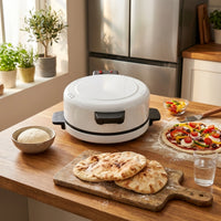 Pizza Maker with Non Plate Cool Pizza Maker Easy to Clean Cooker for Families, Students, Apartments, Dorm Kitchens