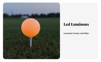 6 Pieces High Visibility LED Golf Ball Easy to Find Light up Golf Ball Strike Activated for Women, Backyard Practice, Driving Range, Outdoor