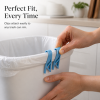 Garbage Bag Clips - Non-Slip Trash Can Liner Holders, Durable & Convenient