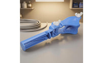 Extended Arm Blue Mounting Clamp Curved V-Pad Clamp
