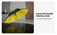 Transparent Umbrella Automatic Expand Long Handle Umbrella Reinforced Ribs Water for Public Transport User S, Common Commute