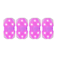 4 Pieces Compact Car Ambient Light Wireless Car Interior Light Bright Under-Dash LED Lights Color-Changing for Trunk