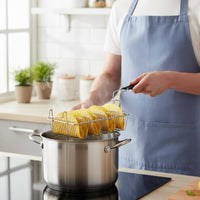 8 Slot Taco Rack Easy to Clean Taco Fryer Basket Sturdy for Restaurant Personnel