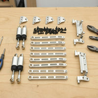 RC Car Damping System Kit Damping System Equipped with Shock Absorbers Reliable Hardware for Crawler Building